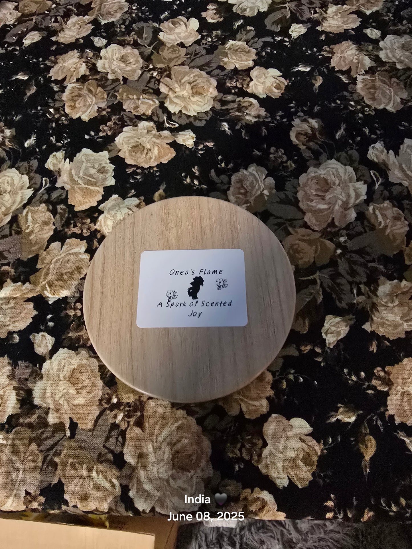 Black Orchid scented candles