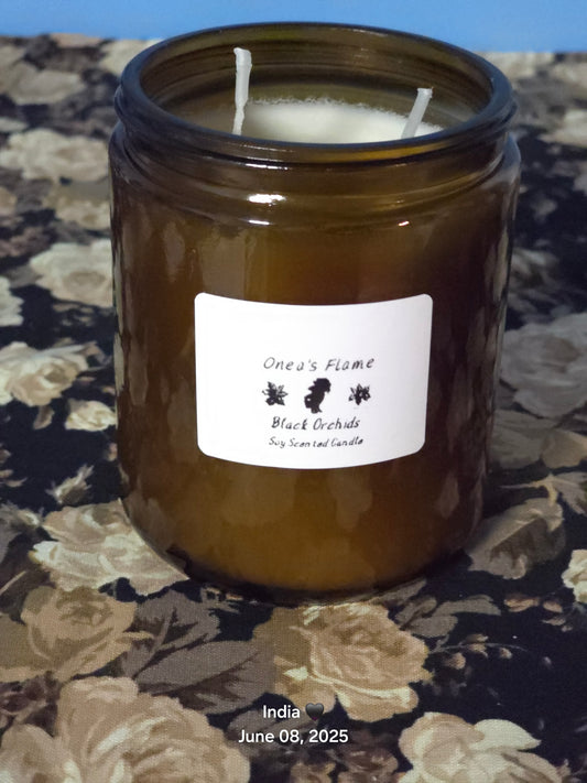 Black Orchid scented candle